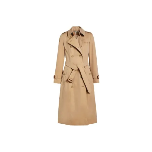 Burberry Trench Coats Women's Apricot