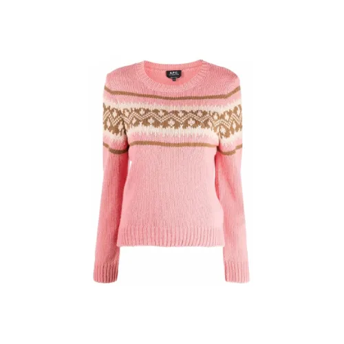 A.P.C Cashmere Sweaters Women's Pink