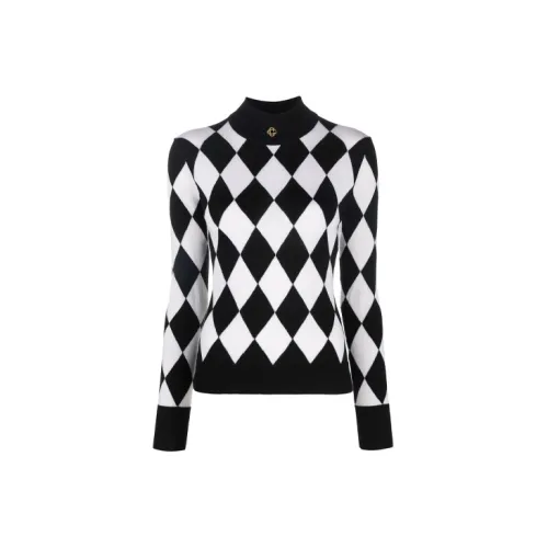 CASABLANCA Cashmere Sweaters Women's Black/White