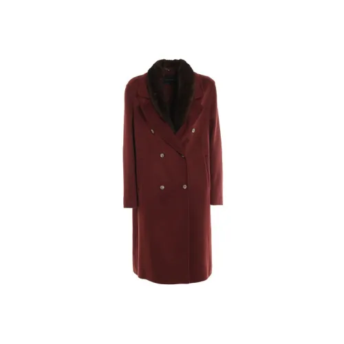 Fabiana Filippi Velvet Jackets Women's Burgundy