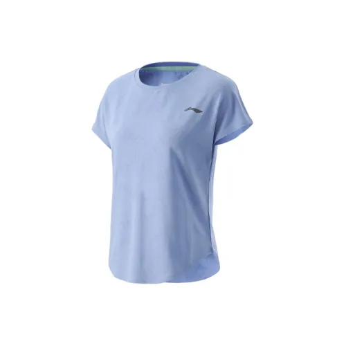 LINING Running Collection T-Shirts Women's Style Blue