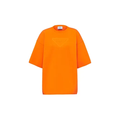 PRADA T-Shirts Women's Orange