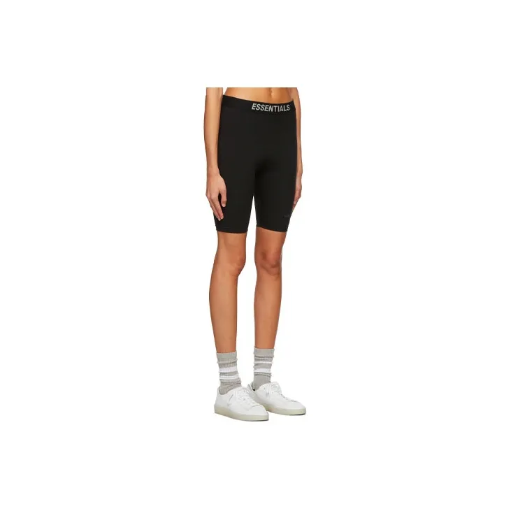 Fear Of God Essentials FW20 Athletic Bike Shorts Black Casual Shorts Women's Black-2