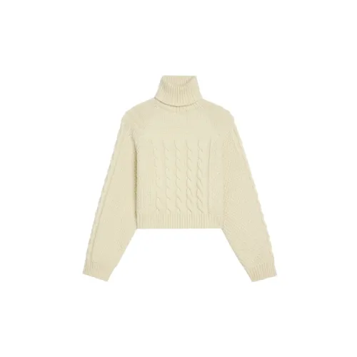 CELINE Cashmere Sweaters Women's Off White