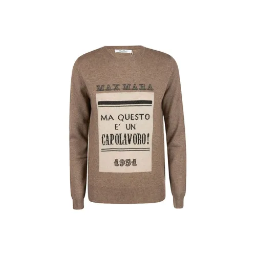 MaxMara Cashmere Sweaters Women's Brown