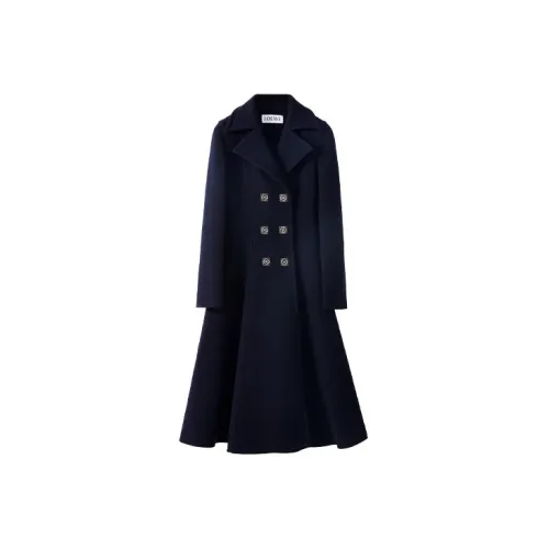 LOEWE Velvet Jackets Women's Navy