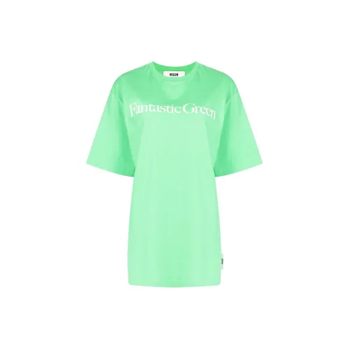 MSGM T-Shirts Women's Green