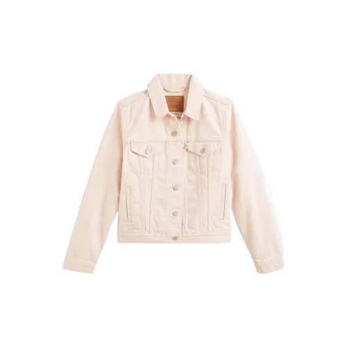 Levis Denim Jackets Women's Pink