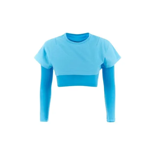 Jacquemus Crop Tops Women's Blue