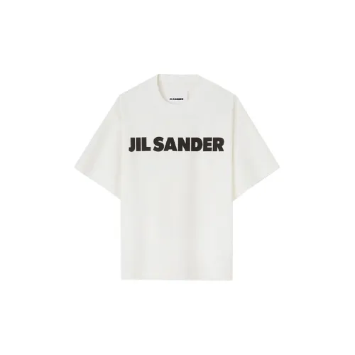 JIL SANDER Wmns SS21 Printing Round-neck White T-shirt