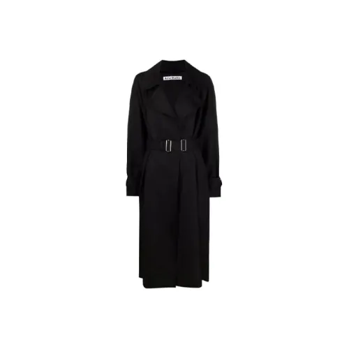 Acne Studios Trench Coats Women's Black