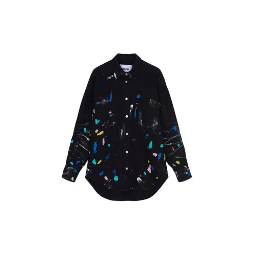 MSGM Denim Jackets Women's Black