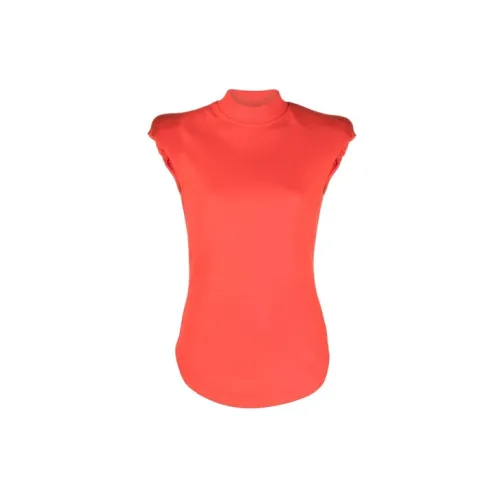 The Attico T-Shirts Women's Orange Red