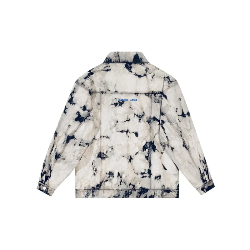 INSANE LASIA Loose Fit Denim Jacket Unisex Multicolor-1