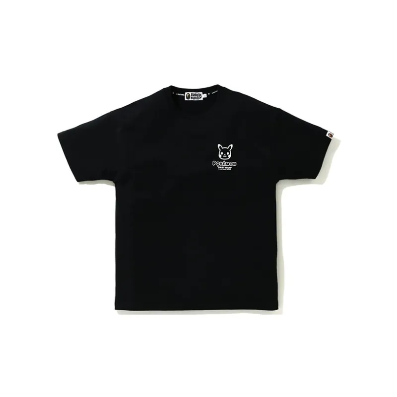 Bape X Pokemon Oversized Ladies Snorlax Tee #3 Black-1