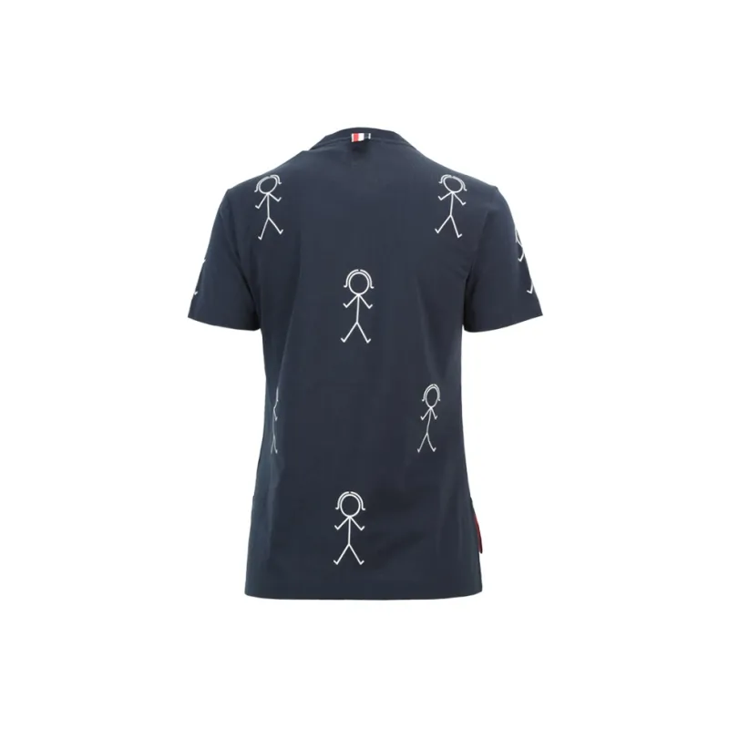 THOM BROWNE T Shirts Women's Dark Blue-1
