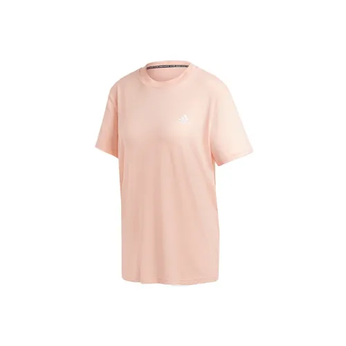 Adidas T-Shirts Women's Hazy Coral Pink