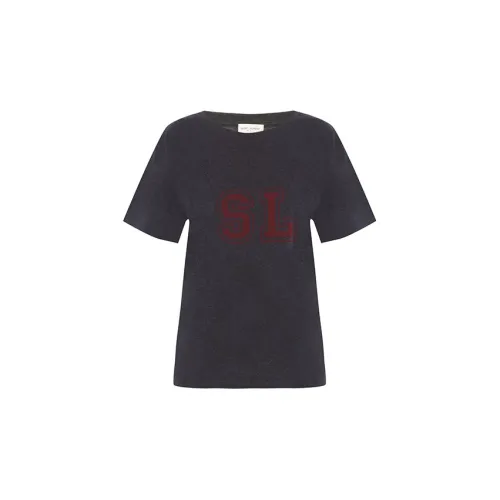 SAINT LAURENT T-Shirts Women's Gray