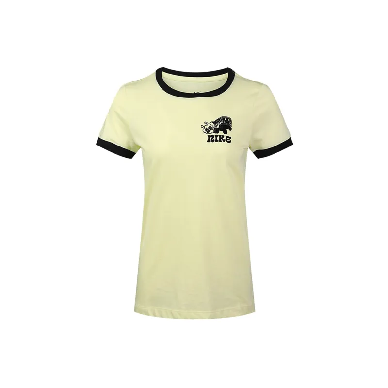 Nike T Shirt Women's Vibrant Green Yellow-2