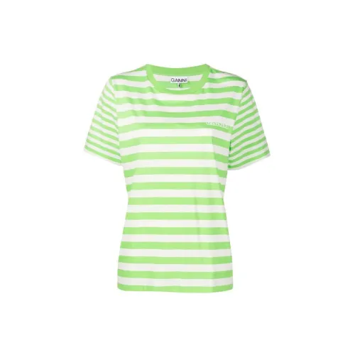 GANNI T-Shirts Women's Green