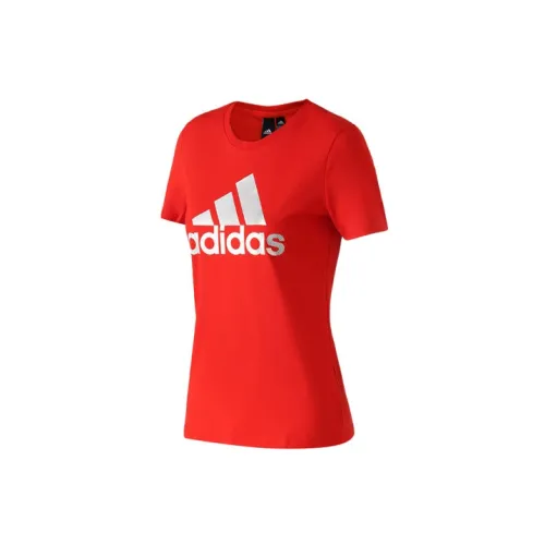 Adidas T-Shirts Women's Red