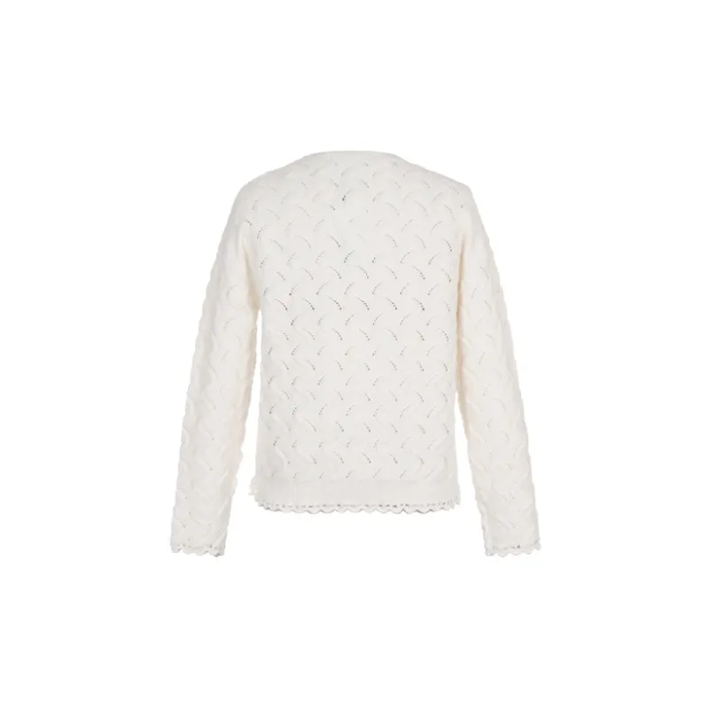 KENZO Loose Fit Sweater Women's White-1