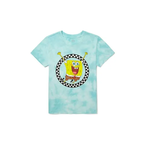 Spongebob Squarepants X Vans T-Shirts Women's Blue