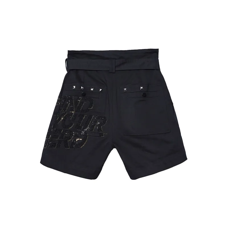 TCH Cargo Shorts Women's Black-1