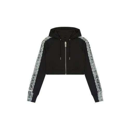 Givenchy Cropped Coats Women's Black