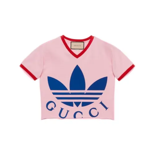 Adidas Originals GUCCI X ADIDAS Crop Tops Women's Pink