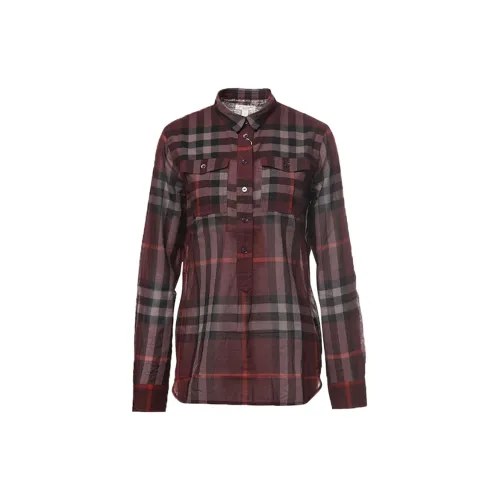 Burberry Shirts Women's Deep Red