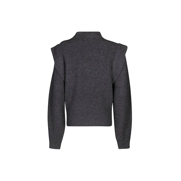 ISABEL MARANT FW21 Loose Fit Sweater Women's Gray-1