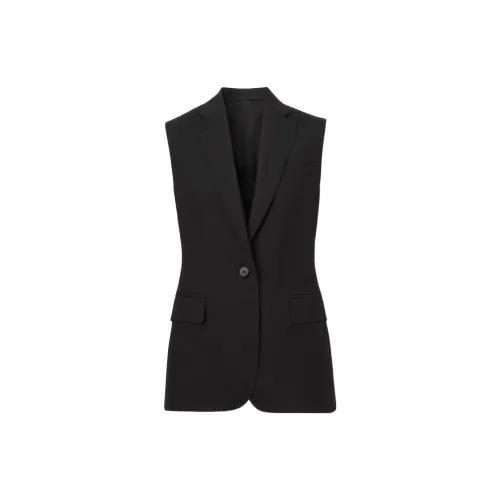 Burberry Vests Women's Black