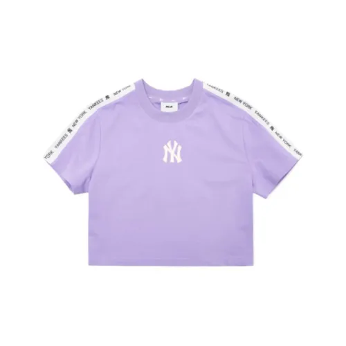 MLB Crop Tops Women's Purple