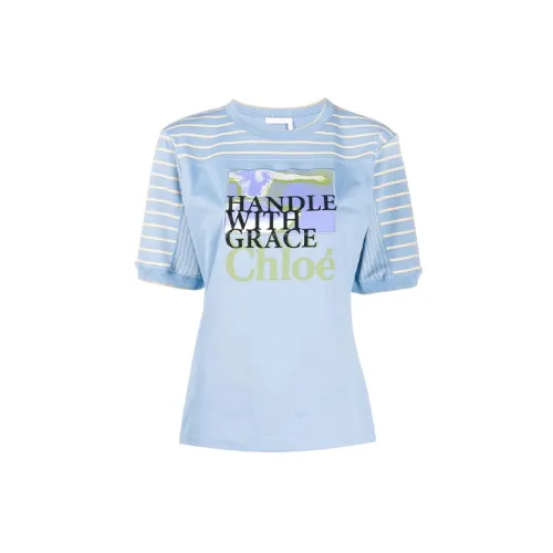 Chloé T-Shirts Women's Blue