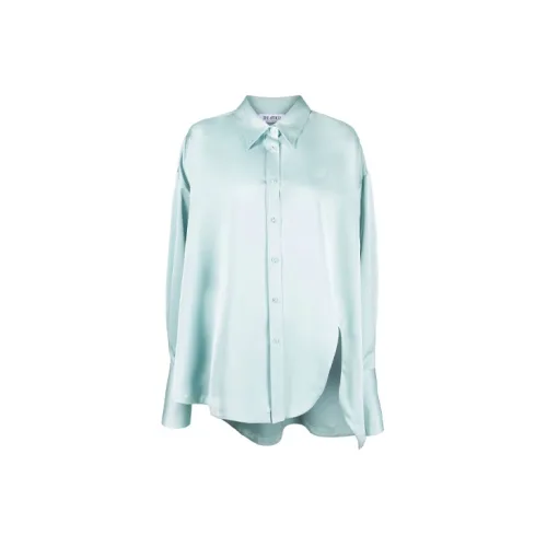 The Attico Shirts Women's Light Teal