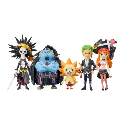 BANPRESTO Brook Nami Jinbe Roronoa Zoro One Piece Characters Glasses Factory Wcf One Piece Film Red 2 Bonus Gifts