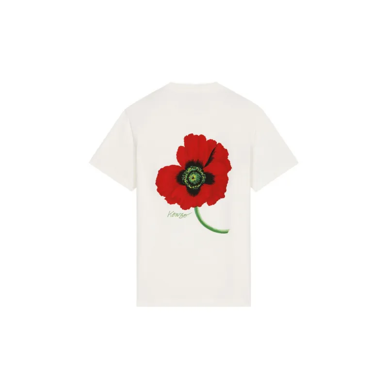 KENZO Poppy By Nigo Women's Loose T Shirt Off White-1