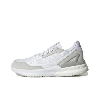 Nebzed Women's Adidas Neo Super Boost 'White Silver Metallic' Women's