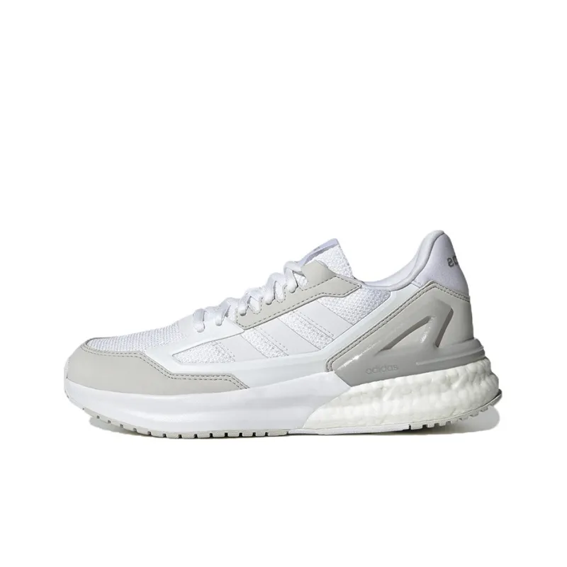 Nebzed Women's Adidas Neo Super Boost 'White Silver Metallic' Women's-0