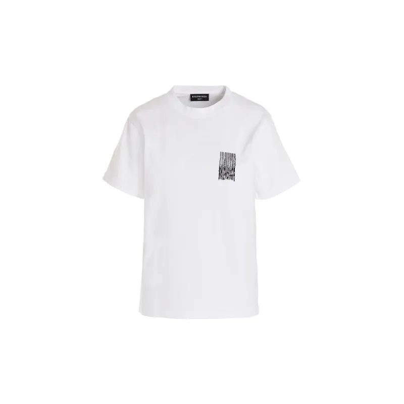 Balenciaga T Shirt Regular Fit Women's White-1