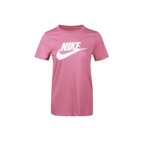 Nike Sportswear Essentials Series T-Shirts Women's Dark Pink