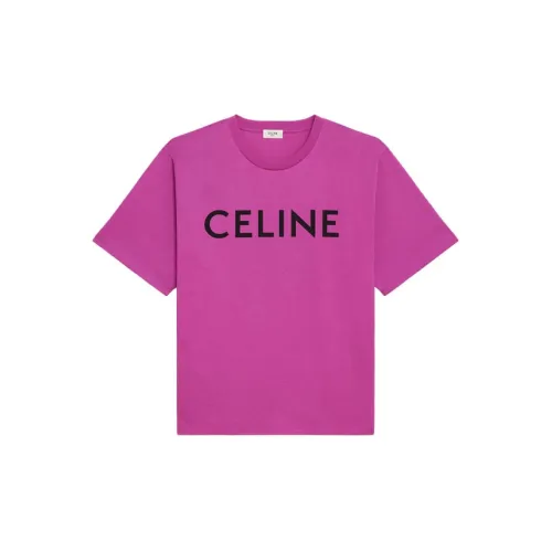 CELINE T-Shirts Women's Pink