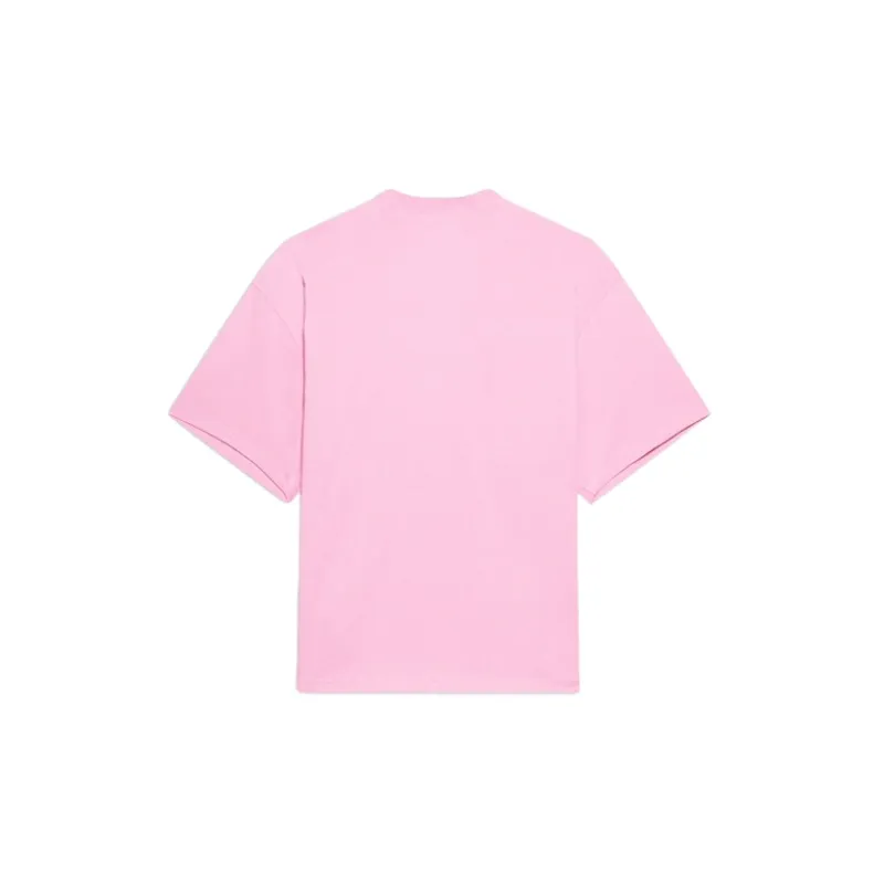 Balenciaga T Shirt Loose Fit Women's Pink-1