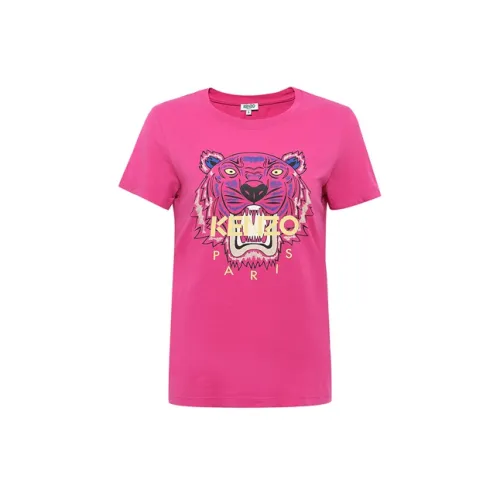 KENZO T-Shirts Women's Rose Red