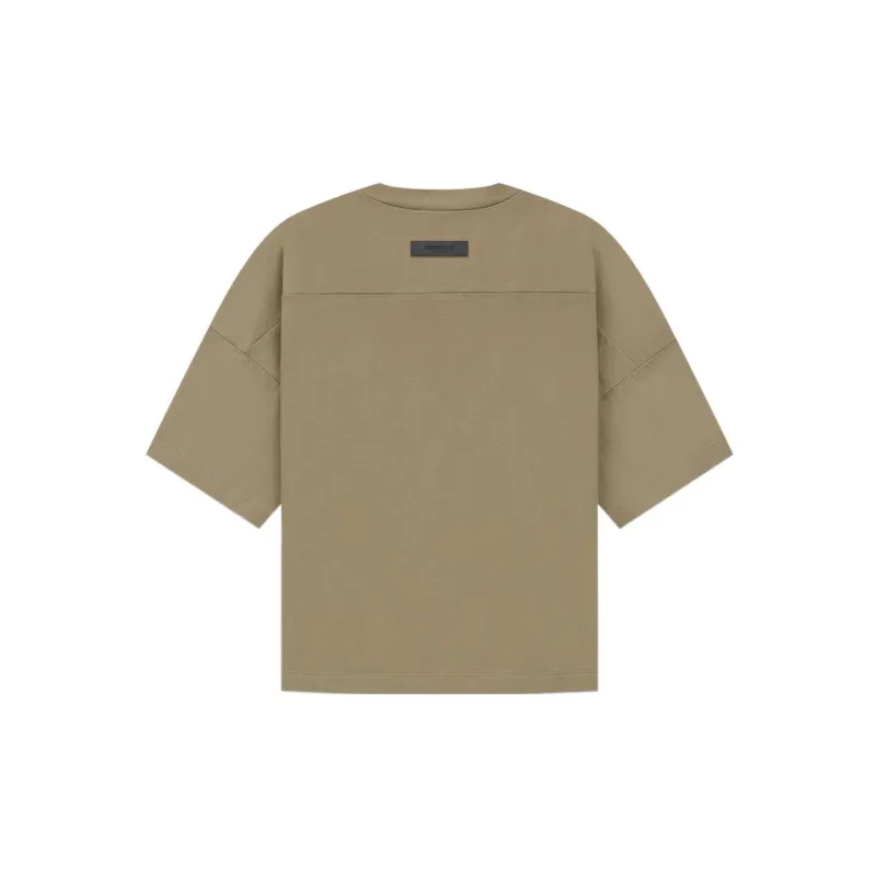 Fear Of God Essentials Women'ss Football Tee Oak-1