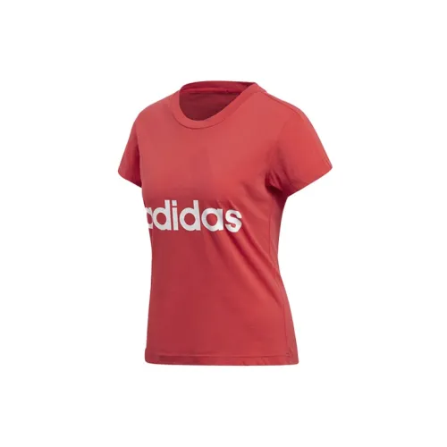 Adidas T-Shirts Women's Natural Coral Pink