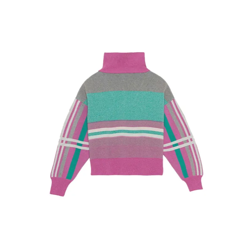 GANNI SS22 Loose Fit Sweater Women's Rose Purple-1