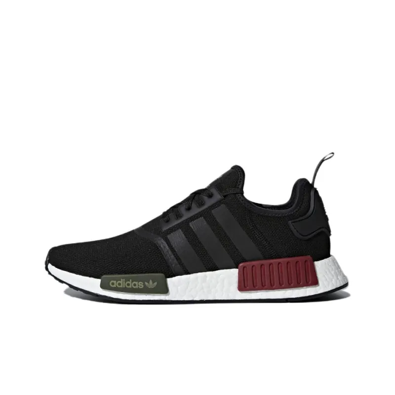 Adidas Originals Nmd R1 Core Black Collegiate Burgundy-0