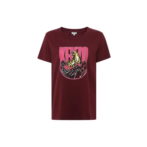 KENZO T-Shirts Women's Dark Red